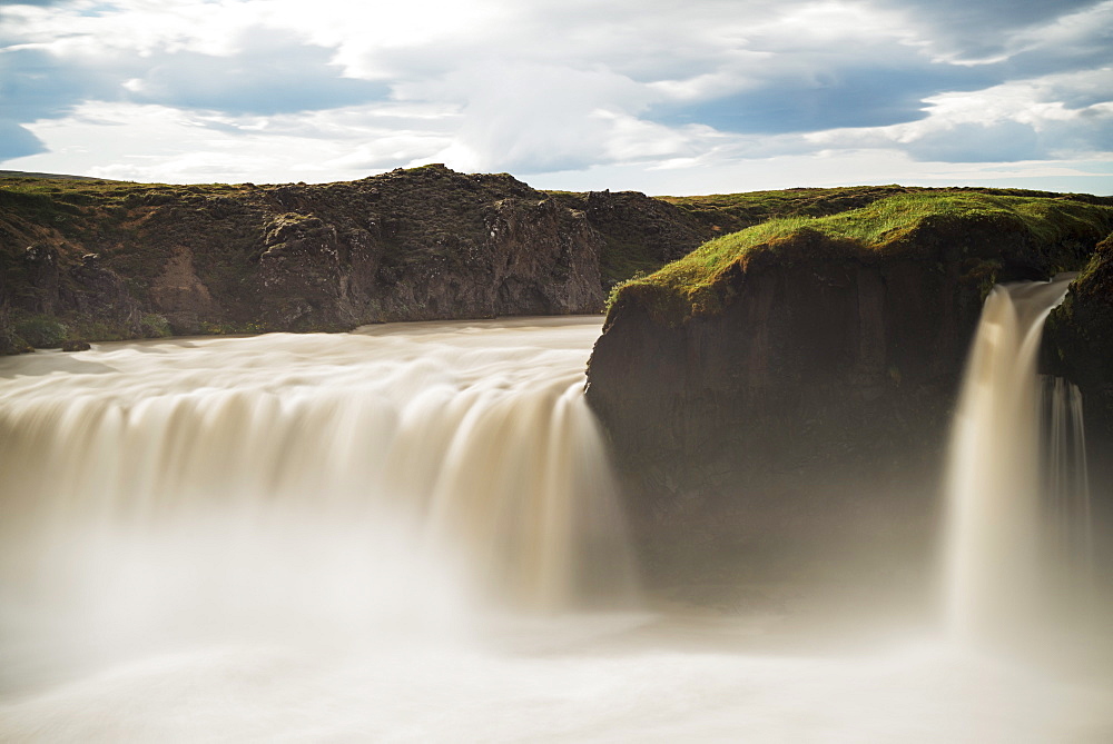 Godafoss waterfall, Northern Region, Iceland, Polar Regions