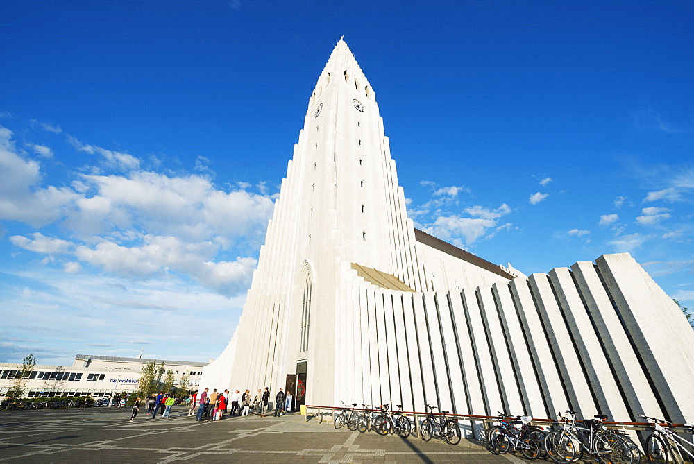 Hallgrimskirkja church, Reykjavik, Iceland, Polar Regions