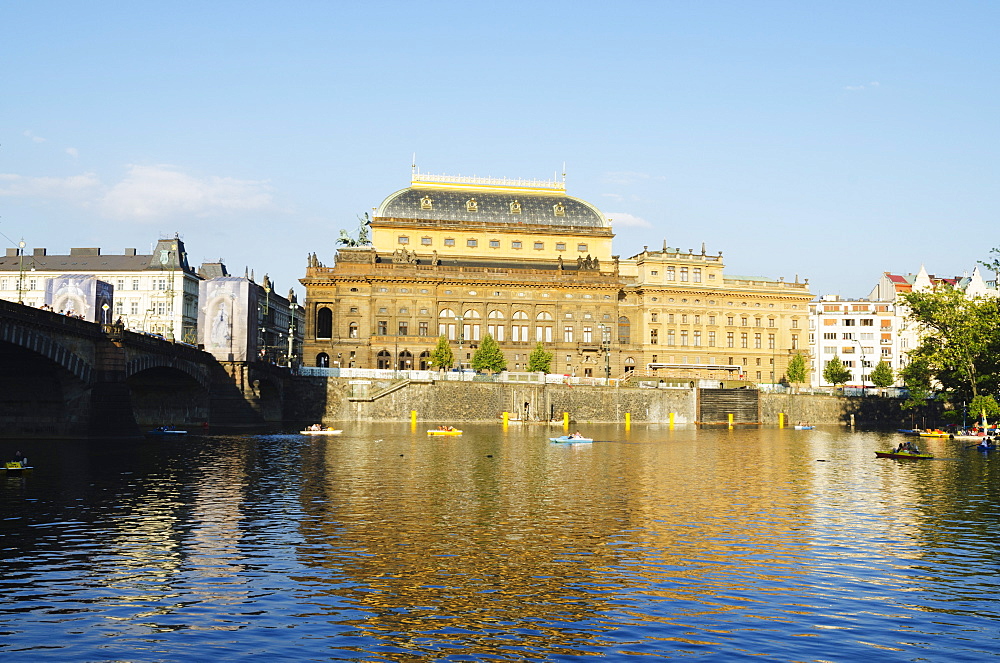 National Theatre, UNESCO World Heritage Site, Prague, Czech Republic, Europe