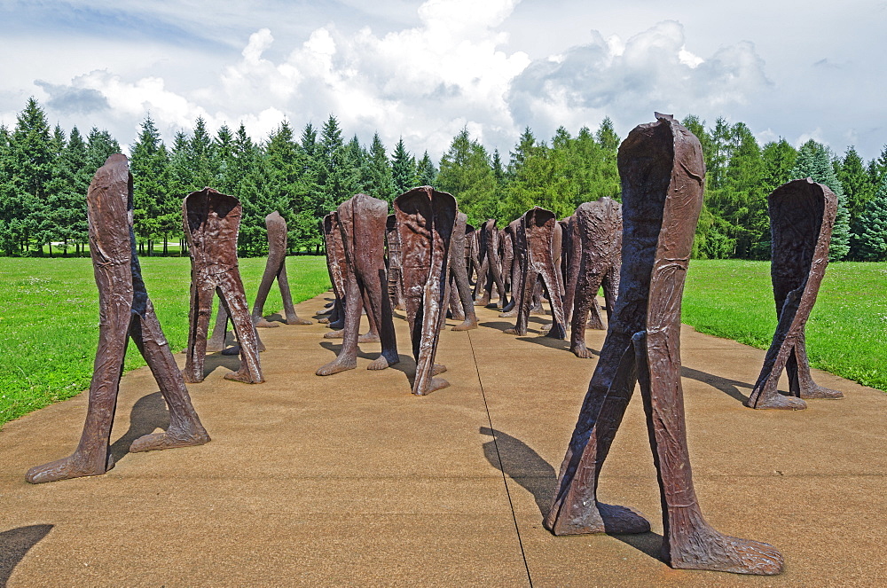 The Unidentified statues by Magdalena Abakanowicz, Poznan, Poland, Europe