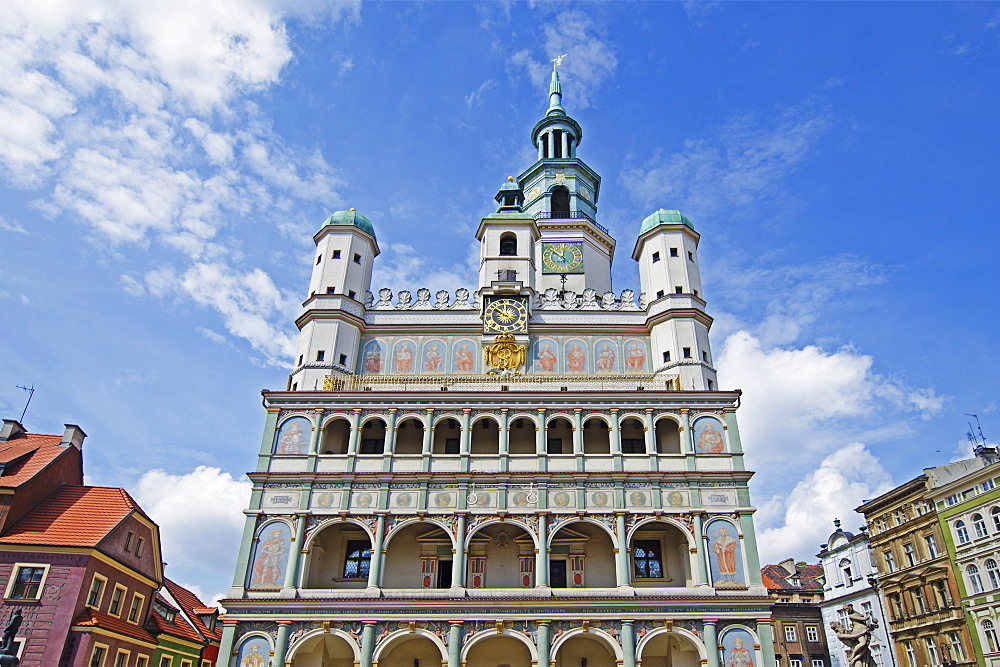 Town Hall, historic Old Town, Poznan, Poland, Europe