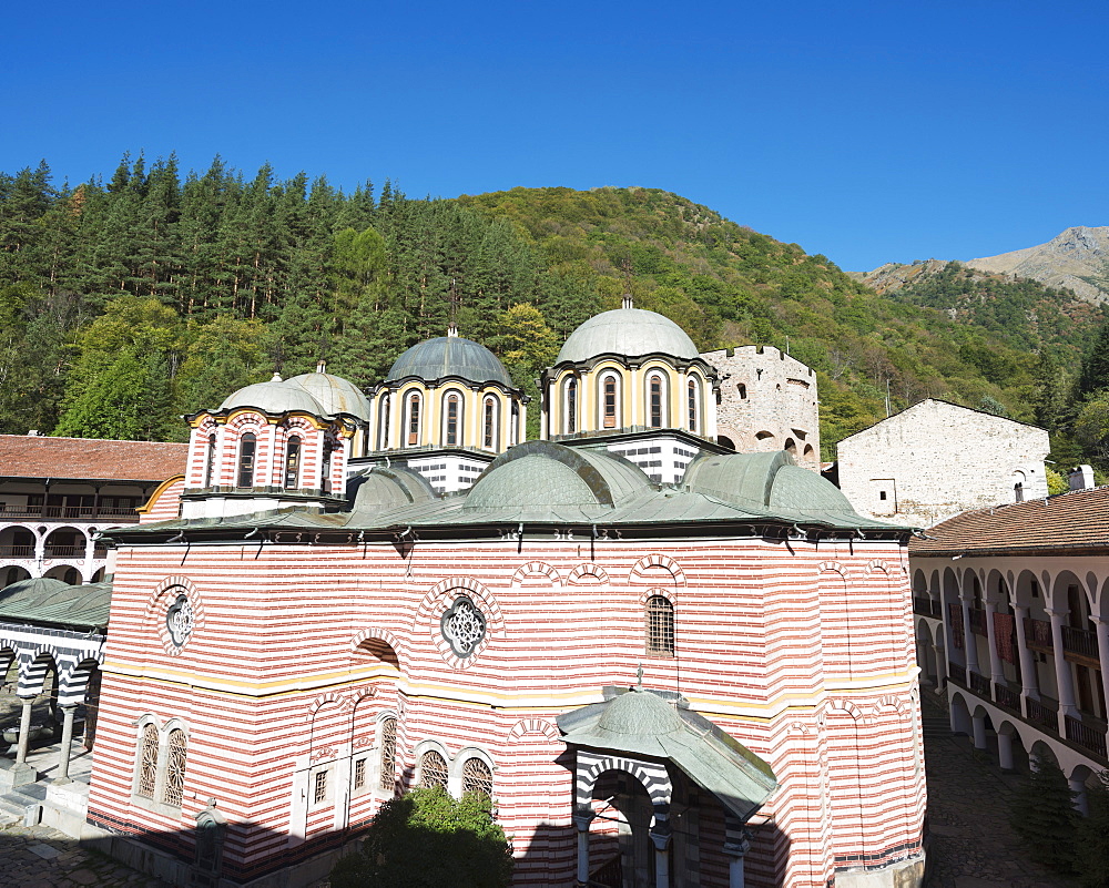 Rila Monastery, UNESCO World Heritage Site, Bulgaria, Europe