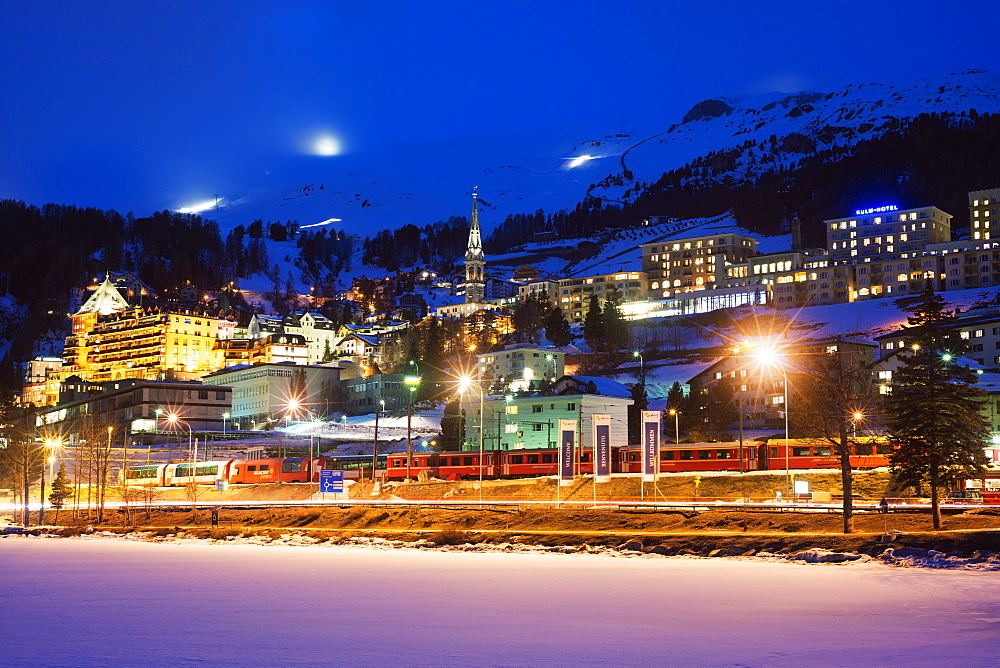 St. Moritz, Graubunden, Swiss Alps, Switzerland, Europe