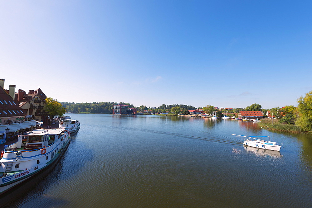 Lake Mikolajskie, Mikolajki, Great Masurian Lakes, Masuria, Poland, Europe 