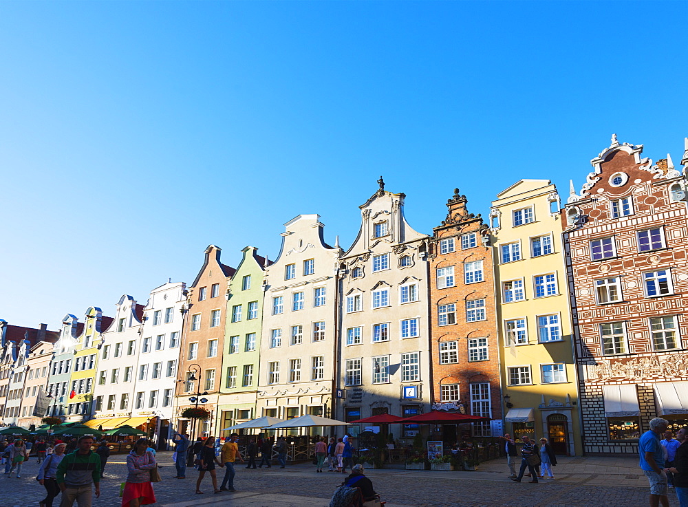 Old Town houses, Gdansk, Poland, Europe 