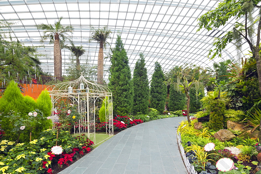 Gardens by the Bay, Flower Garden, botanic gardens, Singapore, Southeast Asia, Asia