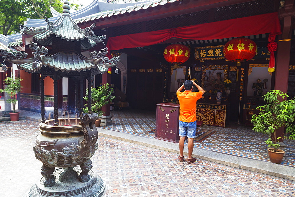 Thian Hock Keng Temple, Singapore, Southeast Asia, Asia