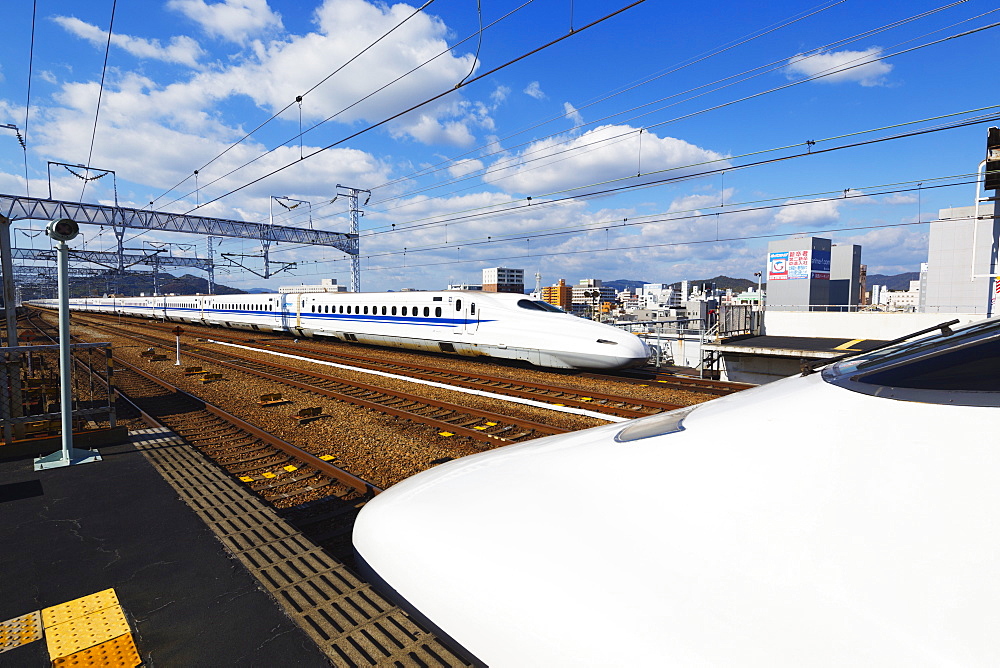 Shinkansen bullet train, Honshu, Japan, Asia