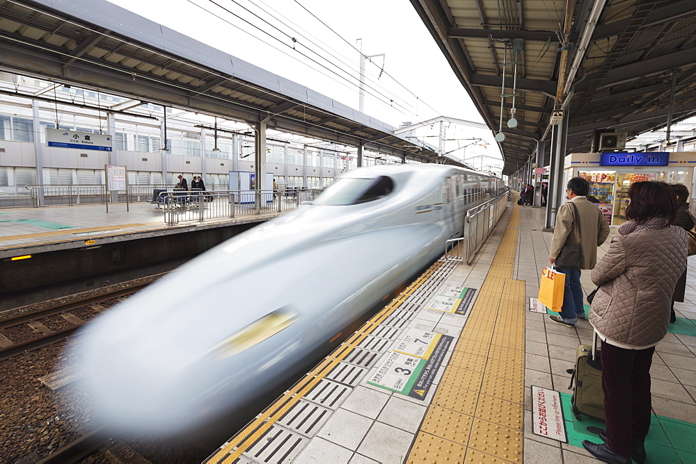 Shinkansen bullet train, Honshu, Japan, Asia