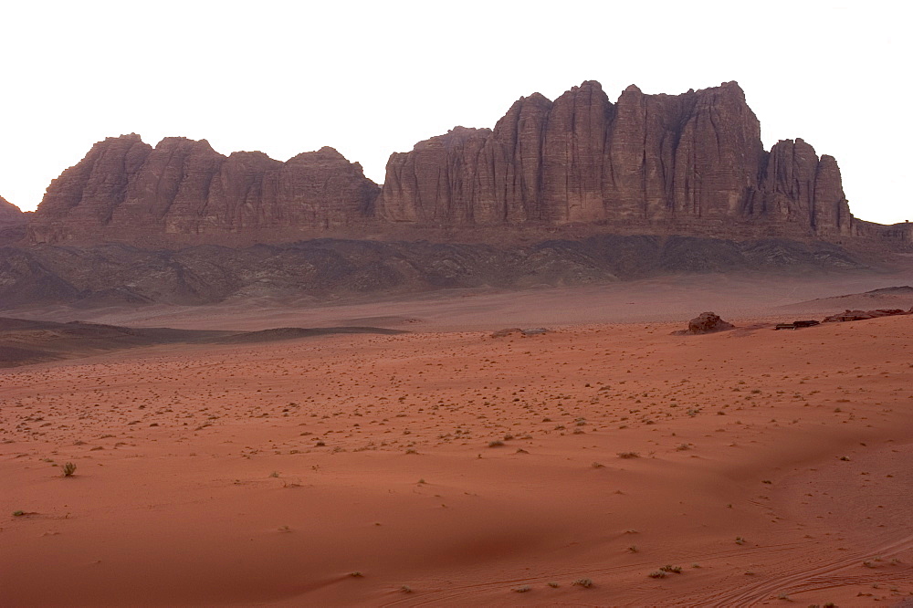 Desert scenery, Wadi Rum, Jordan, Middle East