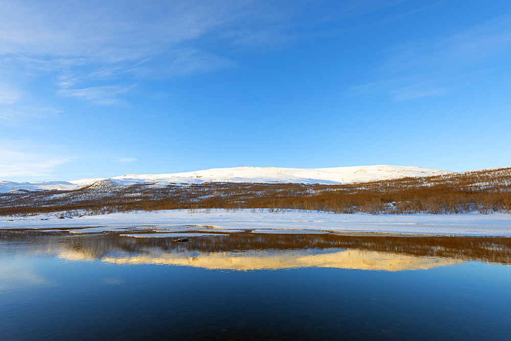 Lake, Abisko National Park, Sweden, Scandinavia, Europe