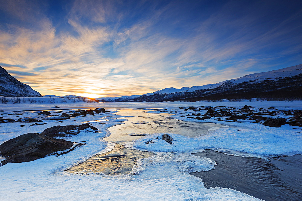 River, Abisko National Park, Sweden, Scandinavia, Europe