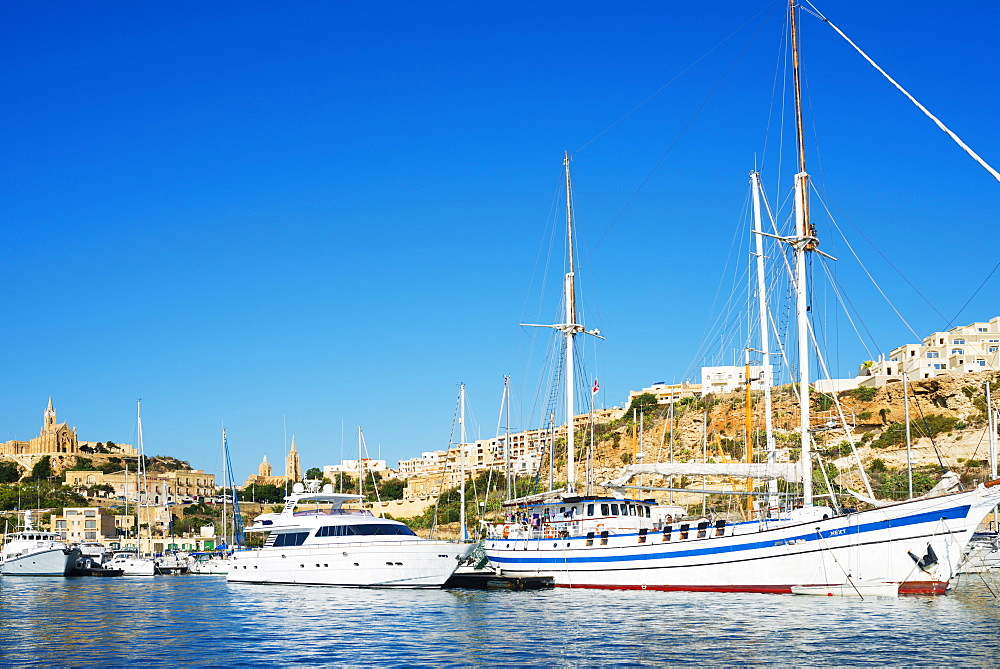 Mgarr Harbour, Gozo Island, Malta, Mediterranean, Europe