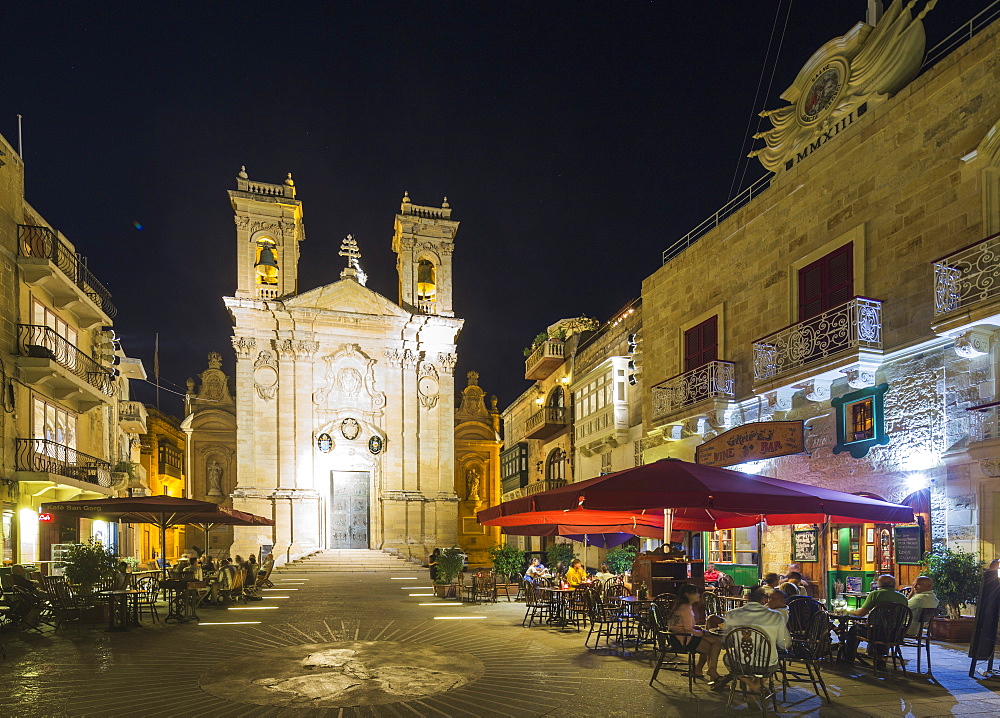 Basilica of St. George, Victoria (Rabat), Gozo Island, Malta, Mediterranean, Europe