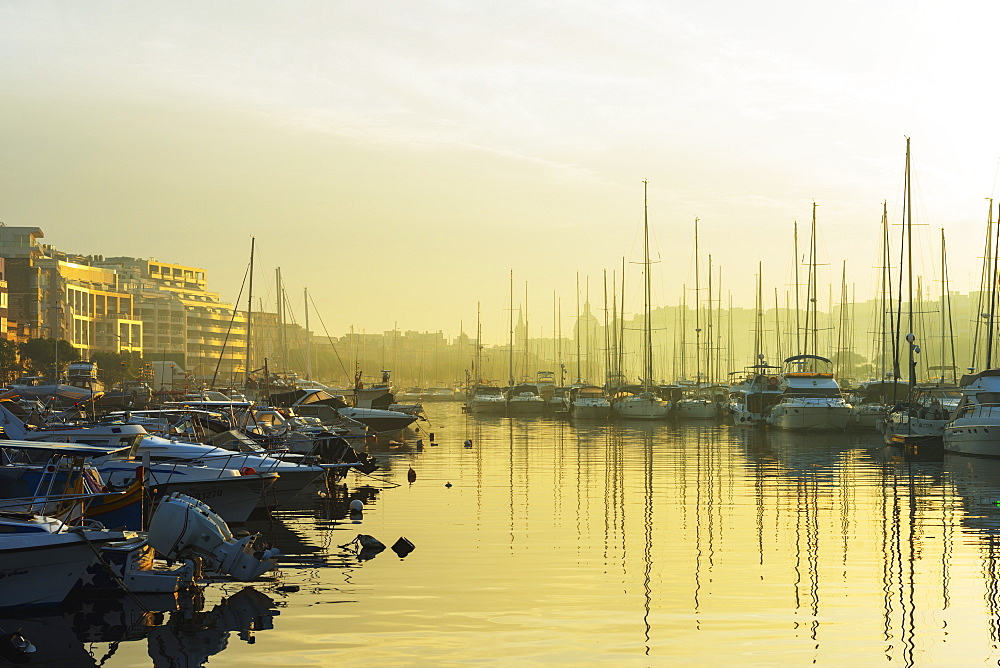 Msida Creek Harbour, Valletta, Malta, Mediterranean, Europe