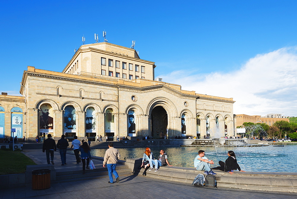 Republic Square, History Museum of Armenia, Yerevan, Armenia, Caucasus, Central Asia, Asia