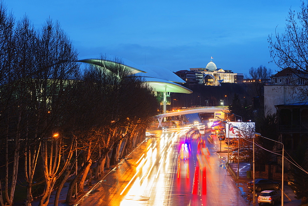 Public Service Hall, House of Justice and Presidential Palace, Tbilisi, Georgia, Caucasus, Central Asia, Asia