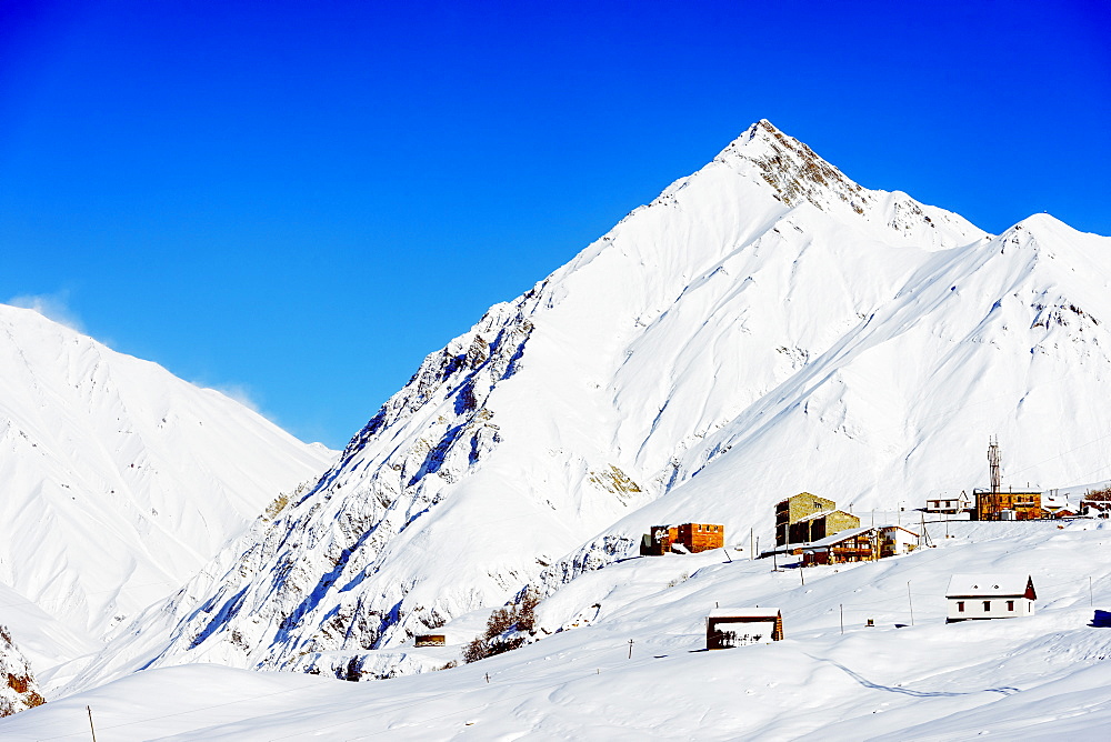 Gudauri ski resort, Georgia, Caucasus region, Central Asia, Asia