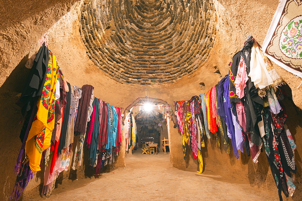 Inside a bee-hive mud brick house, village of Harran, Anatolia, Turkey, Asia Minor, Eurasia