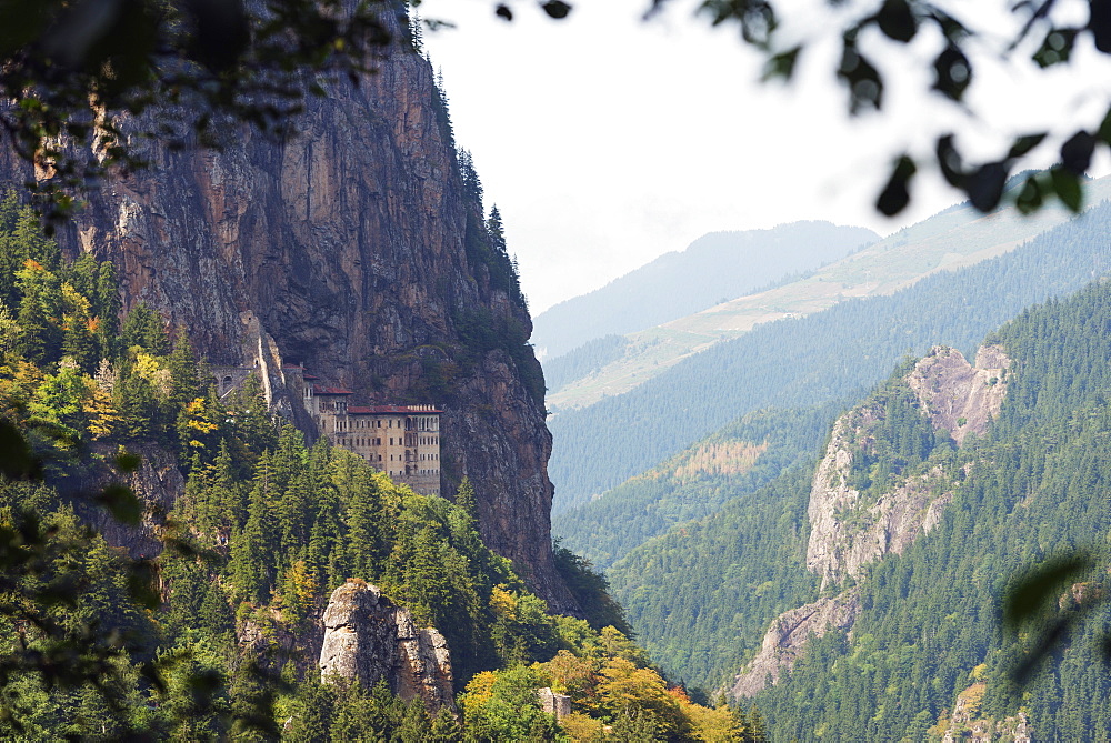 Sumela Monastery, Greek Orthodox Monastery of the Virgin Mary, Black Sea Coast, Trabzon Province, Anatolia, Turkey, Asia Minor, Eurasia