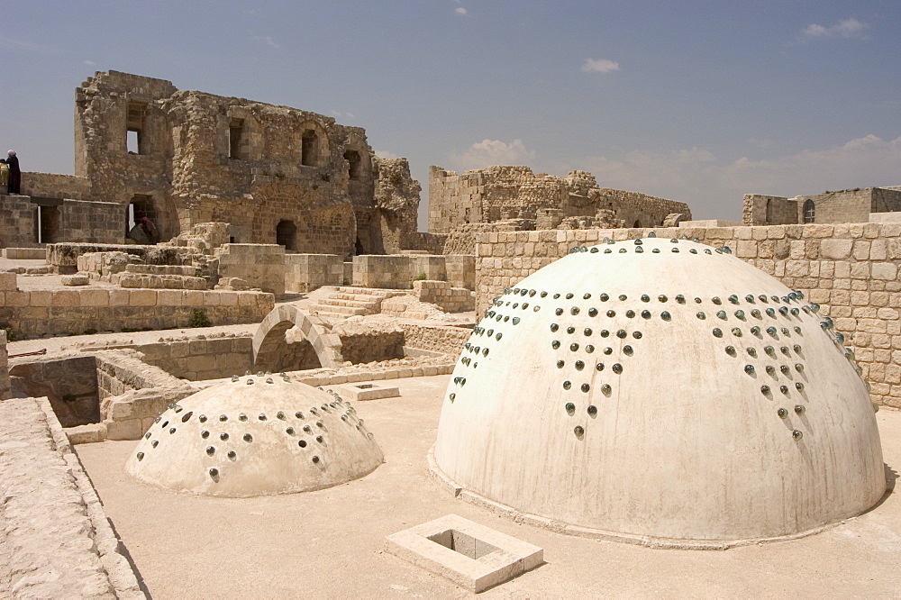 Remains of The Citadel, UNESCO World Heritage Site, Aleppo (Haleb), Syria, Middle East