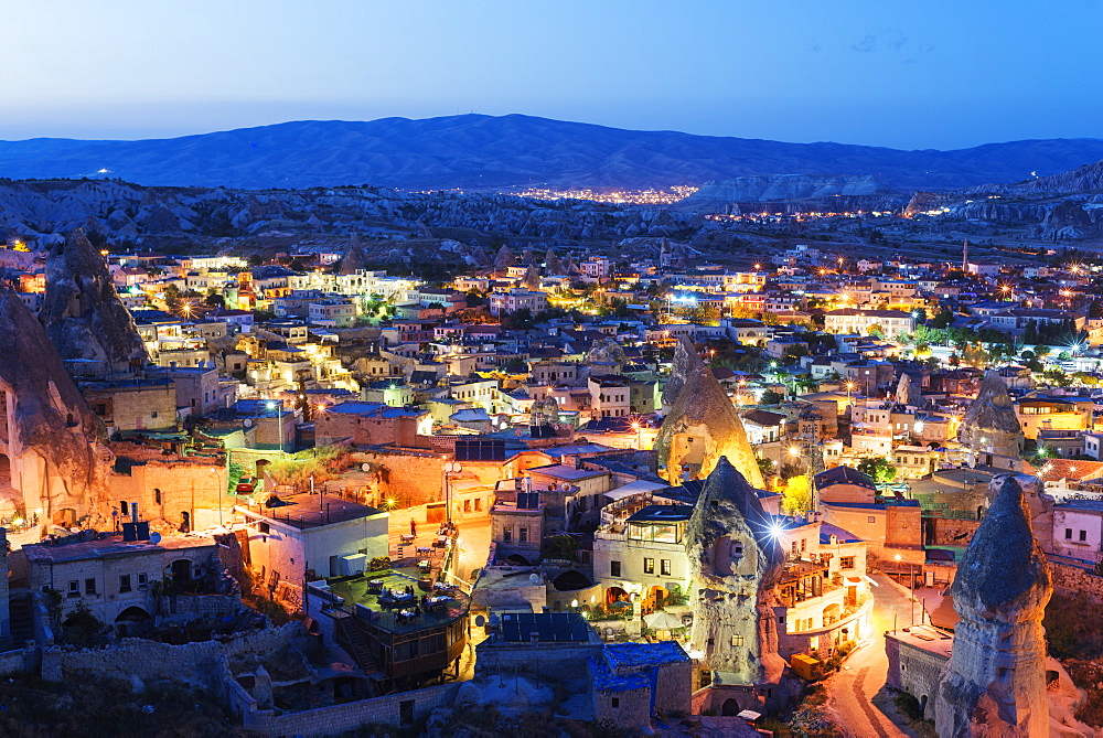 Landscape at Goreme, UNESCO World Heritage Site, Goreme, Cappadocia, Anatolia, Turkey, Asia Minor, Eurasia