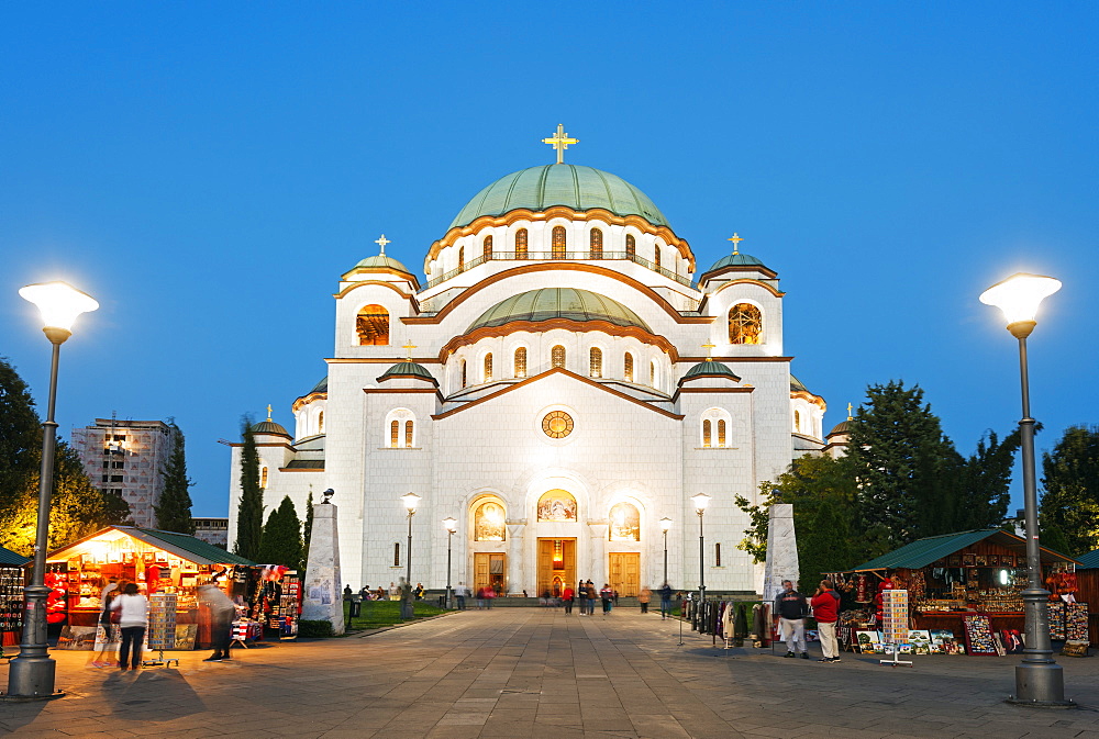 St. Sava Orthodox Church, built 1935, Belgrade, Serbia, Europe