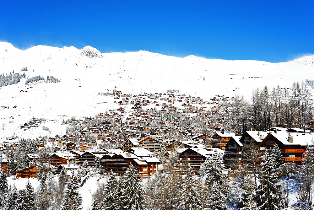 Verbier ski resort, Valais, Swiss Alps, Switzerland, Europe