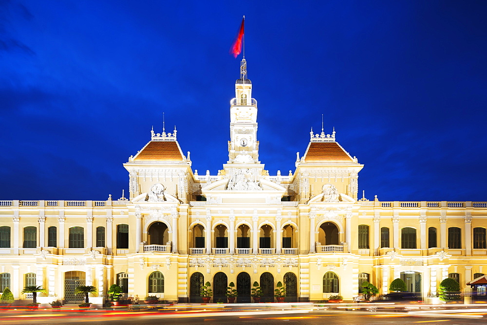 Hotel de Ville (City Hall), Ho Chi Minh City (Saigon), Vietnam, Indochina, Southeast Asia, Asia