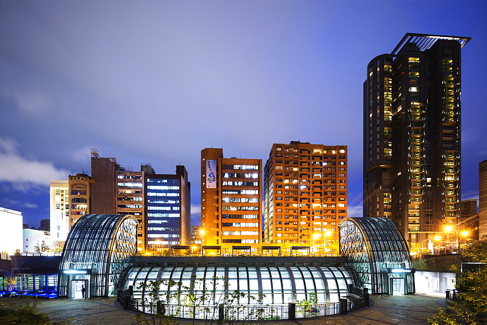 Daan Park subway station, Taipei, Taiwan, Asia