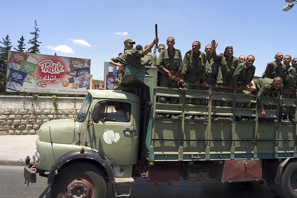 Syrian military personnel, Aleppo (Haleb), Syria, Middle East