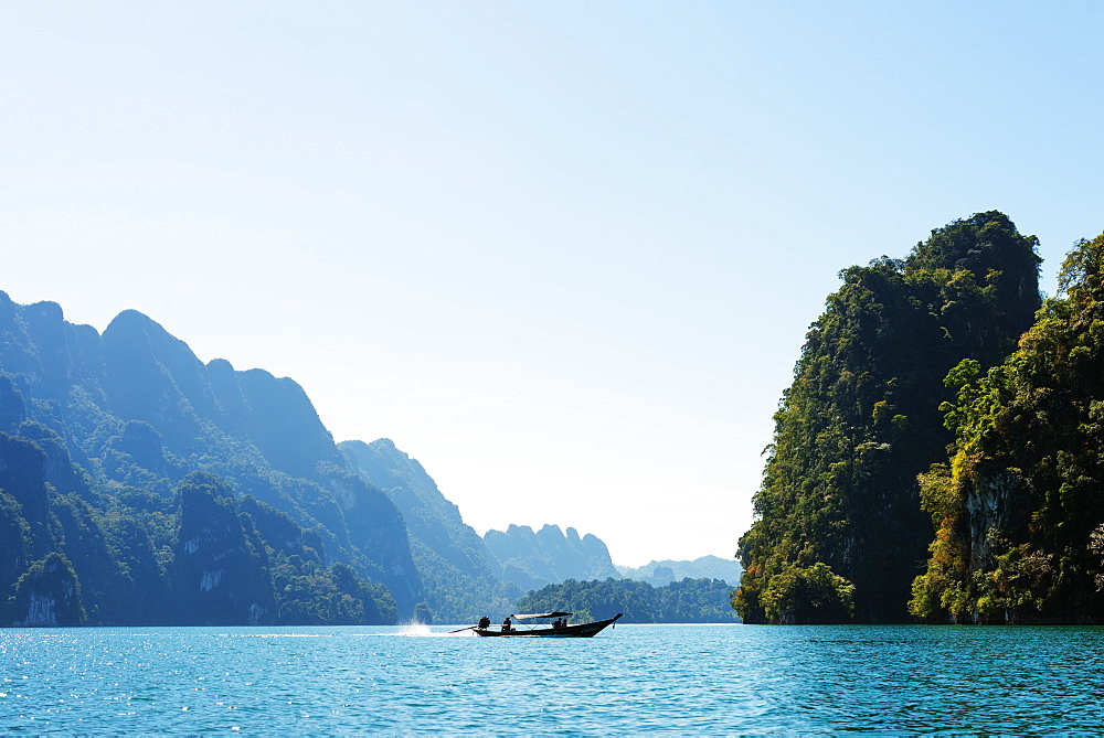 Ratchaprapa Reservoir, Khao Sok National Park, Surat Thani Province, Thailand, Southeast Asia, Asia