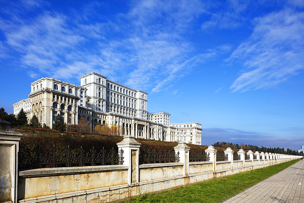 Palace of the Parliament, second biggest building in the world, Bucharest, Romania, Europe