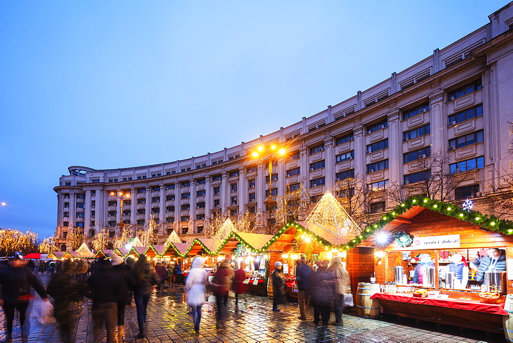 Christmas market, Bucharest, Romania, Europe