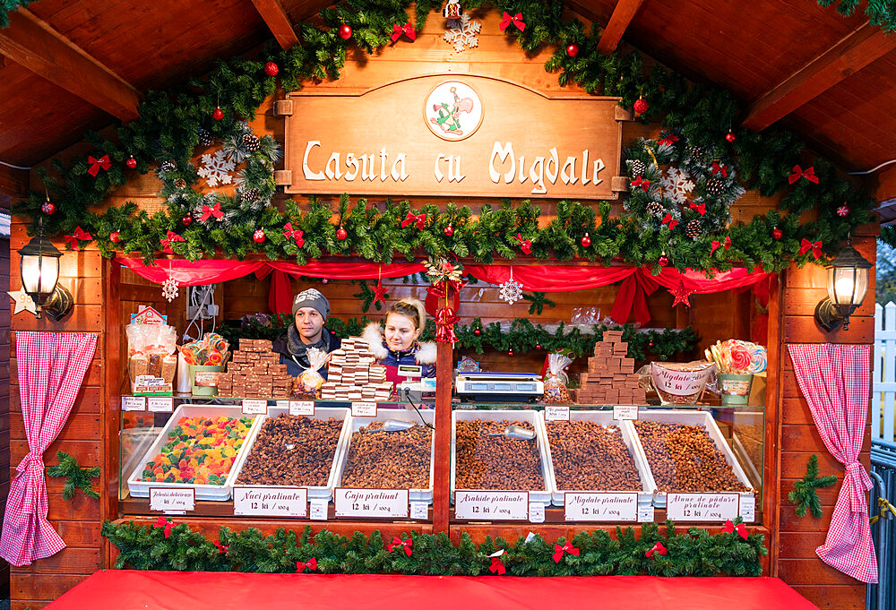 Christmas market, Bucharest, Romania, Europe