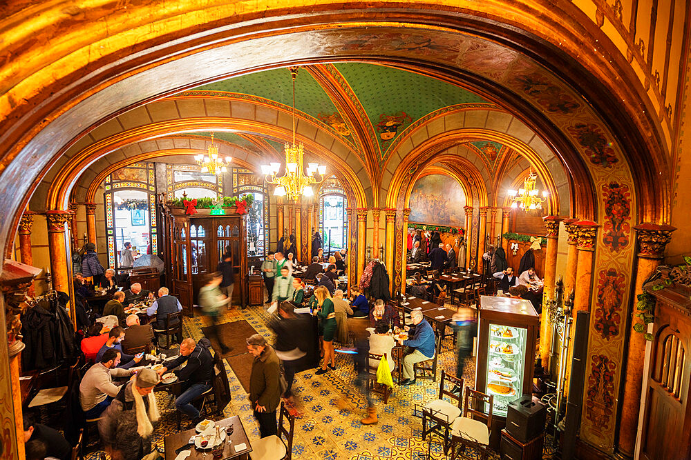 Caru cu Bere Beer Hall and restaurant, Bucharest, Romania, Europe