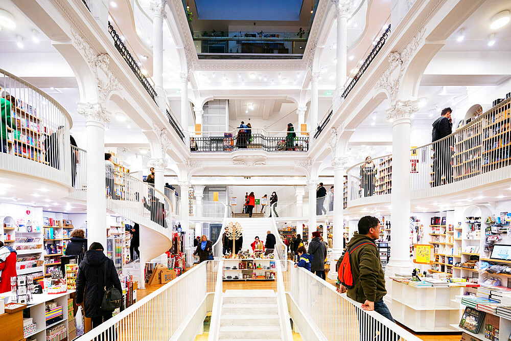 Carturesti Carusel book store. Bucharest, Romania, Europe