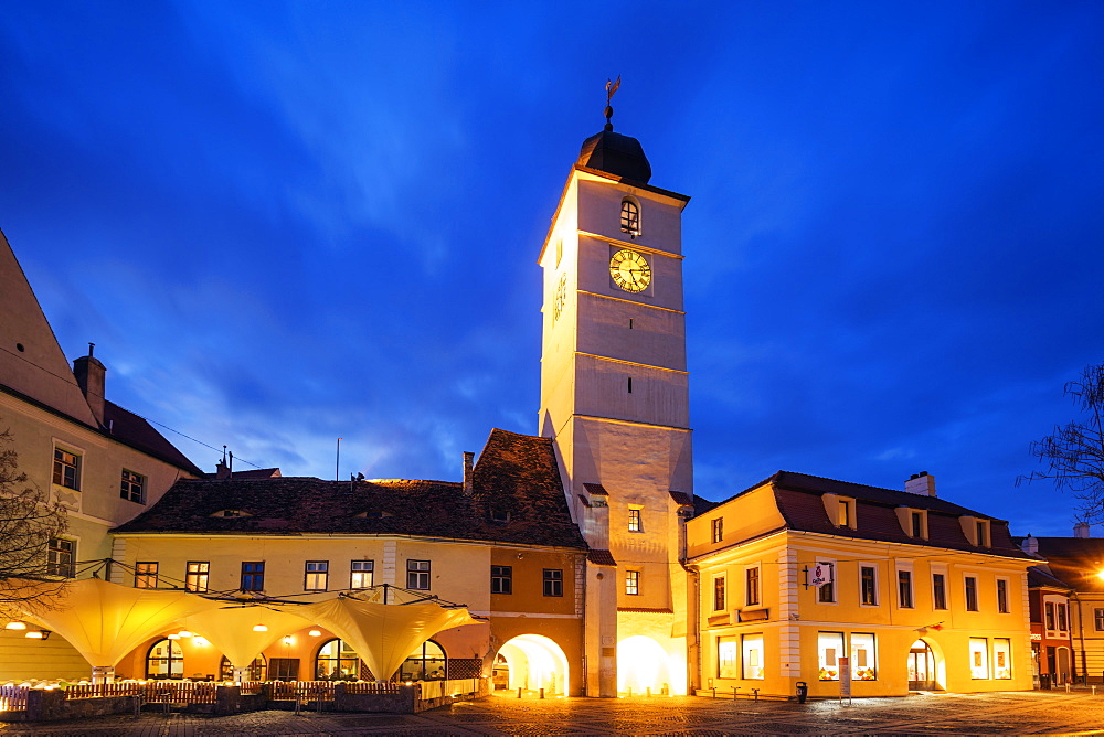 Old Town Hall, Sibiu, Romania, Europe