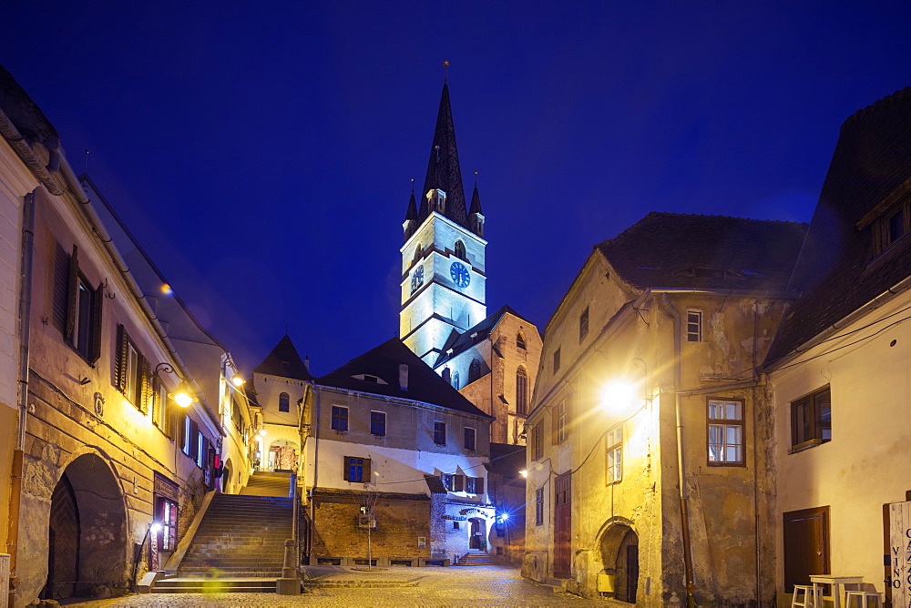 Old Town, Sibiu, Romania, Europe