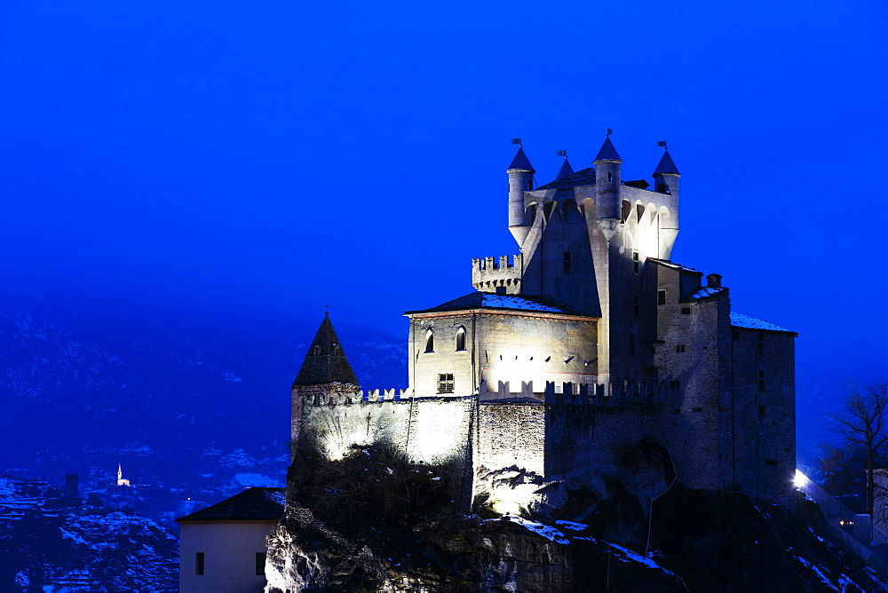 St. Pierre Castle, Aosta Valley, Italy, Europe