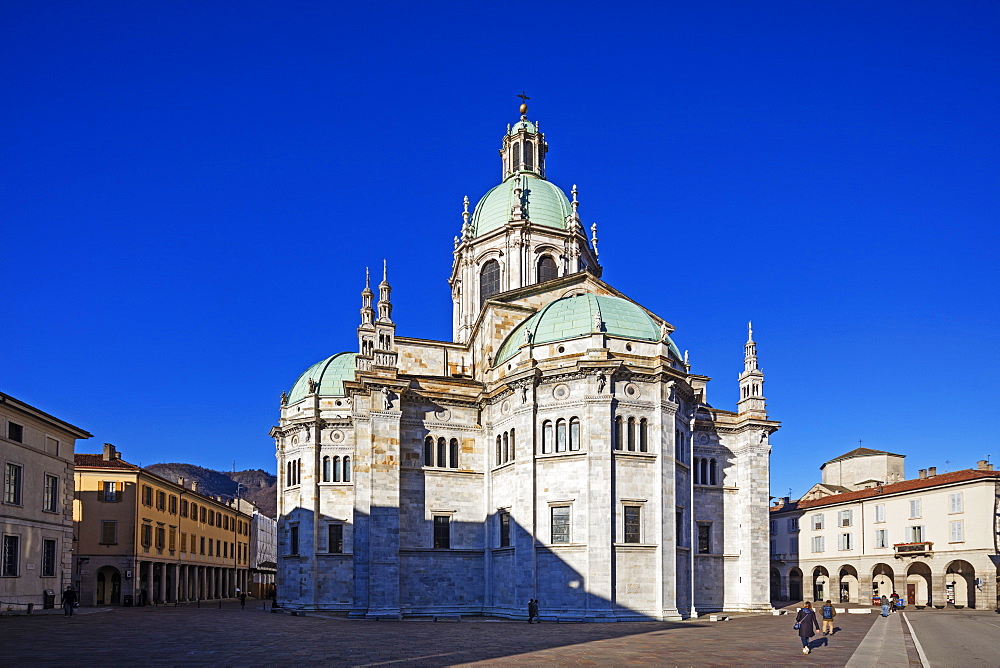 Como Cathedral dedicated to the Assumption of the Blessed Virgin Mary, Como Town, Lake Como, Lombardy, Italian Lakes, Italy, Europe