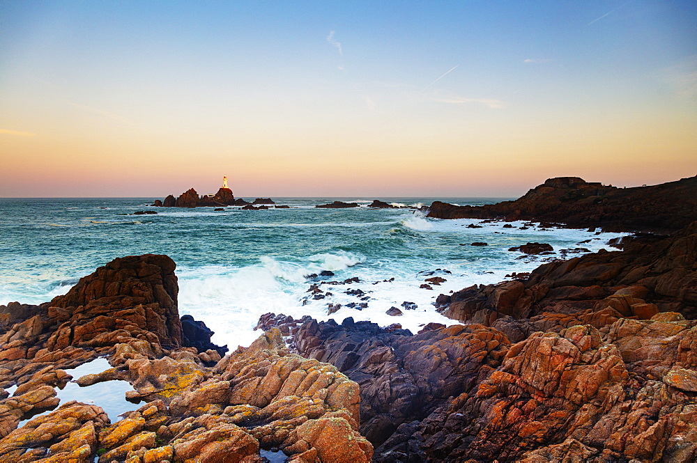 Corbiere Point Lighthouse, Jersey, Channel Islands, United Kingdom, Europe