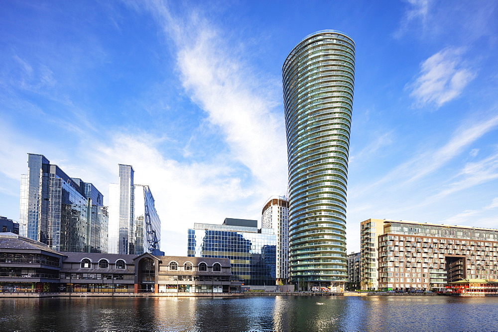 Canary Wharf, Harbour Exchange Tower, Docklands, London, England, United Kingdom, Europe