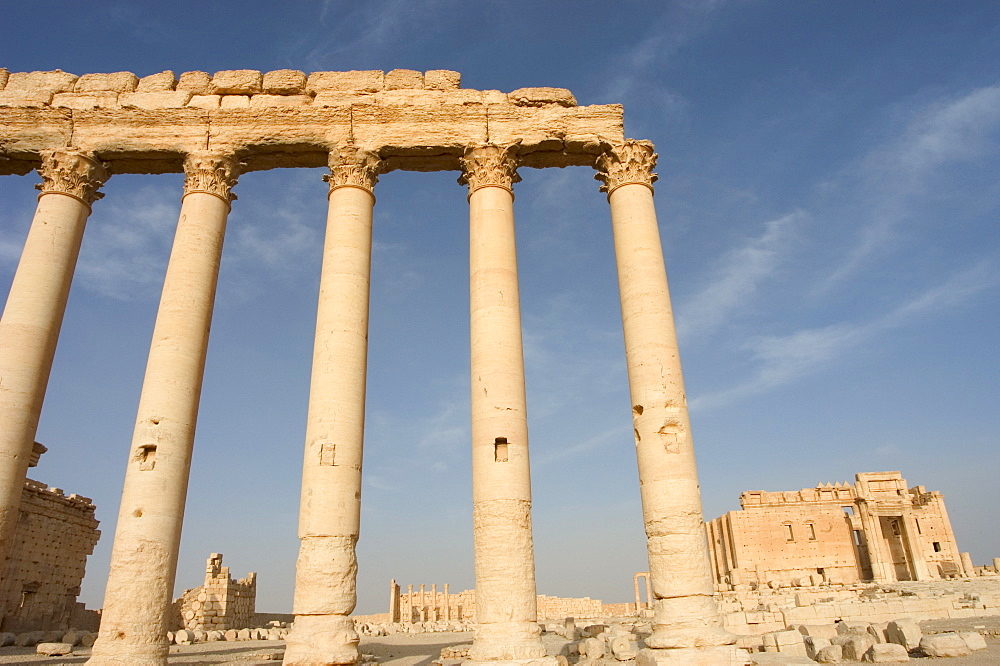 Temple of Bel, archaelogical ruins, Palmyra, UNESCO World Heritage Site, Syria, Middle East