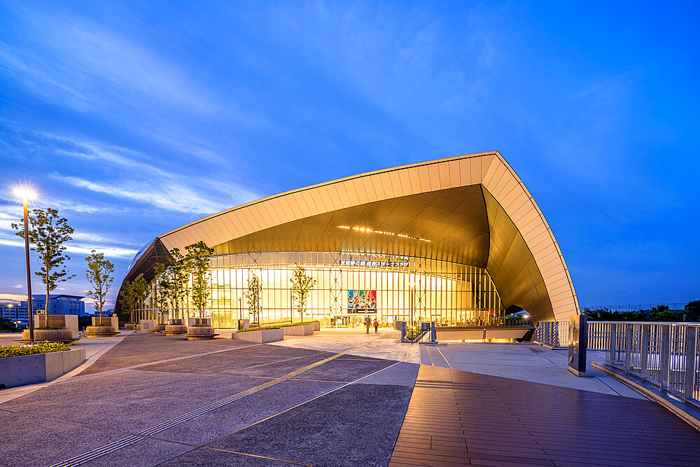 Musashino Forest Sport Plaza, designed by architectural firm Nihon Sekkei, Chofu, Tokyo, Japan, Asia