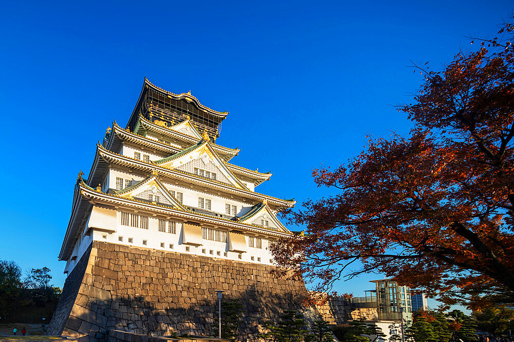 Osaka Castle, Osaka, Kansai, Japan, Asia