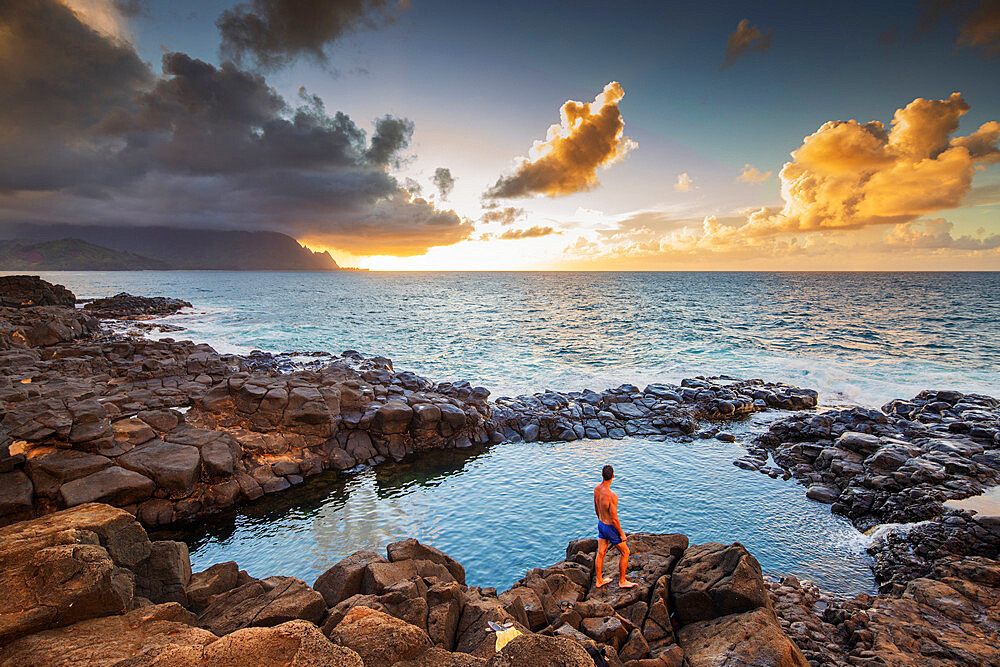 Princeville, Queens Baths, Kauai Island, Hawaii, United States of America, North America