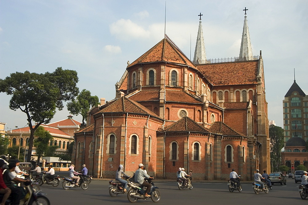 Notre Dame Cathedral, Ho Chi Minh City (Saigon), Vietnam, Southeast Asia, Asia