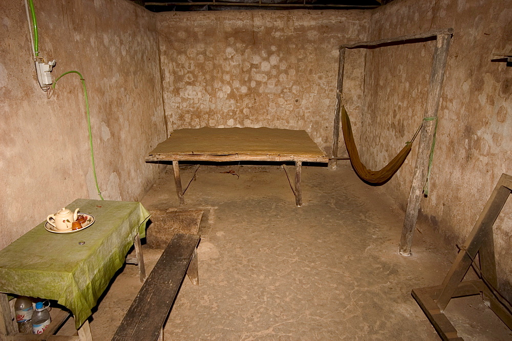 Living quarters, Cu Chi Tunnels, southern Vietnam, Southeast Asia, Asia