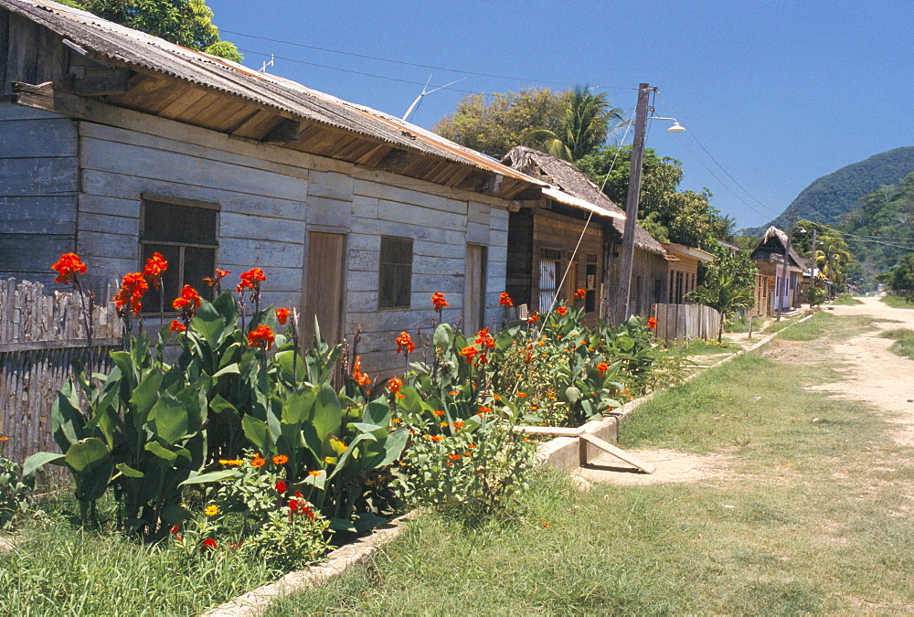 Residential street, Rurrenabaque, Bolivia, South America